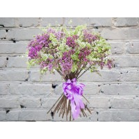 Букет Сирени в Атласной Ленте
