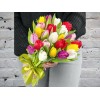 Букет Тюльпанов Микс в Атласной ленте
