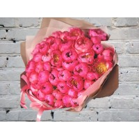 Букет Коралловых Пионов №22
