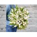 Sale Bouquet of 101 White Tulips in a satin ribbon