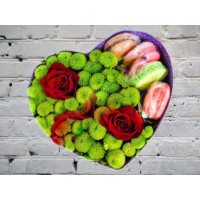 Коробка с Макаронс и Филин Грин
