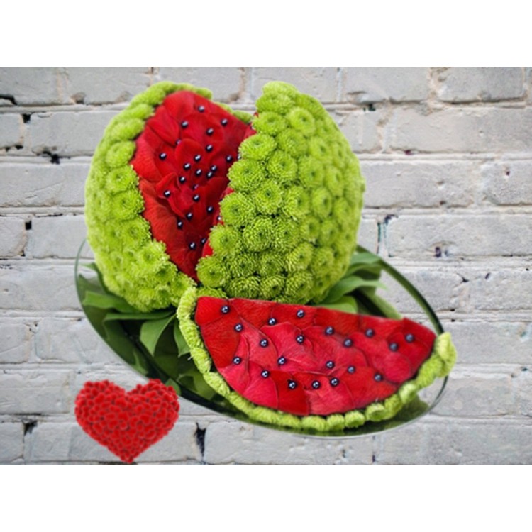 Sale A toy made of fresh flowers WATERMELON
