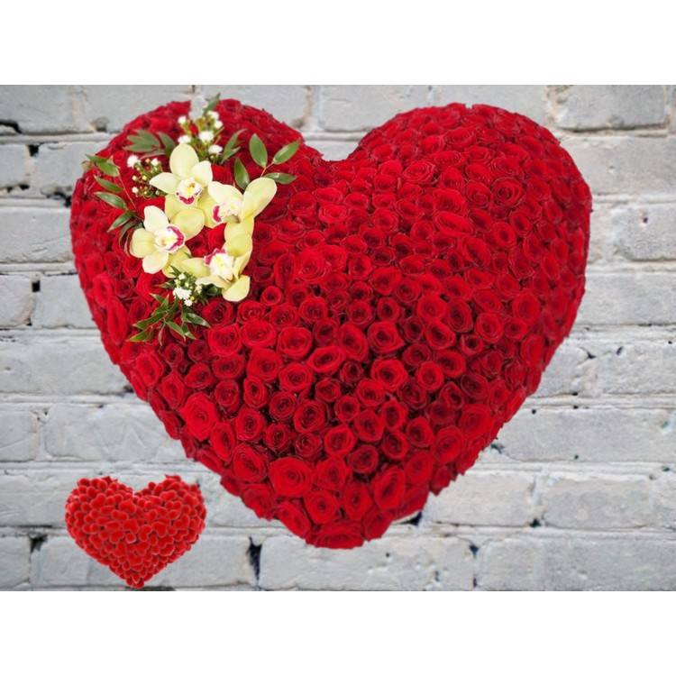 Большая Композиция из Роз с Орхидеями
