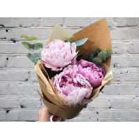 Букет Розовых Пионов №25
