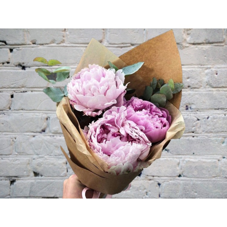 Букет Розовых Пионов №25
