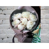Bouquet of White Peonies No. 5
