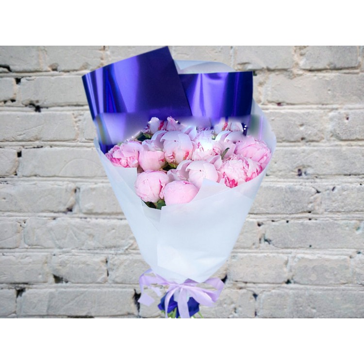 Sale Pale pink peonies in a package
