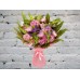 Sale Bouquet with pink peonies and statice