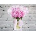 Sale Bouquet of Peonies in a Glass Vase
