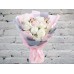 Sale A Bouquet of White and Pink Peonies in a Beautiful Package