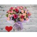 Sale Bouquet of Calla lilies, Bush roses and Peonies
