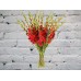 Sale Bouquet of 19 gladioli in a vase