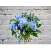 Bouquet of blue hydrangeas
