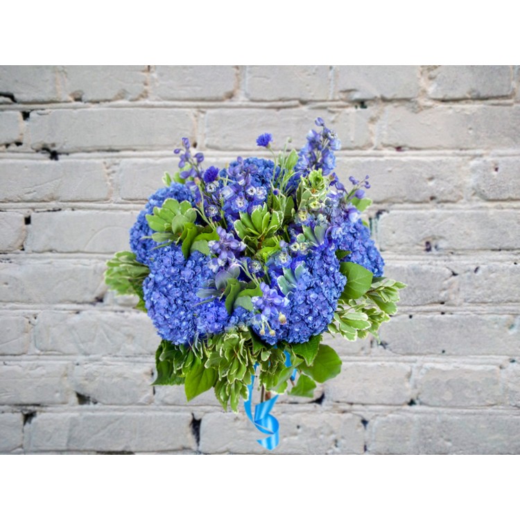 Sale Bouquet of hydrangeas and cornflowers
