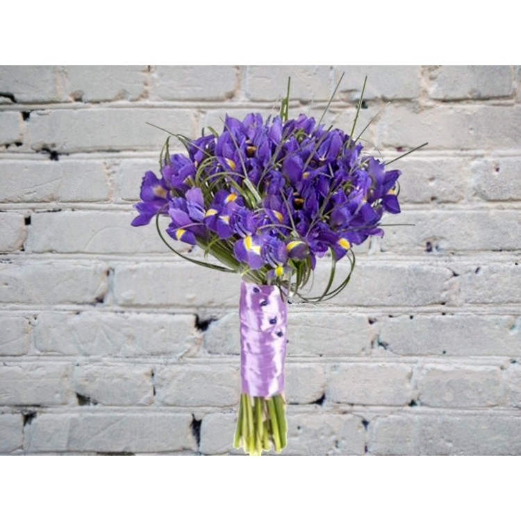 Букет синих ирисов
