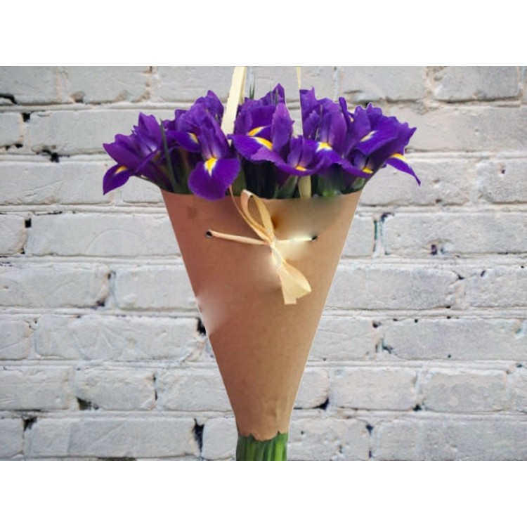 Sale Bouquet of blue irises
