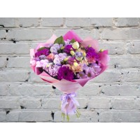 Bouquet with Purple Gerberas
