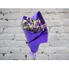 Букет Фиолетовых Лизиантусов в Яркой Упаковке

