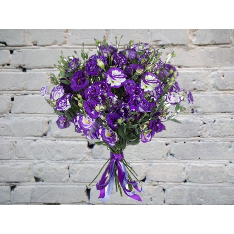 Букет Фиолетовых Лизиантусов
