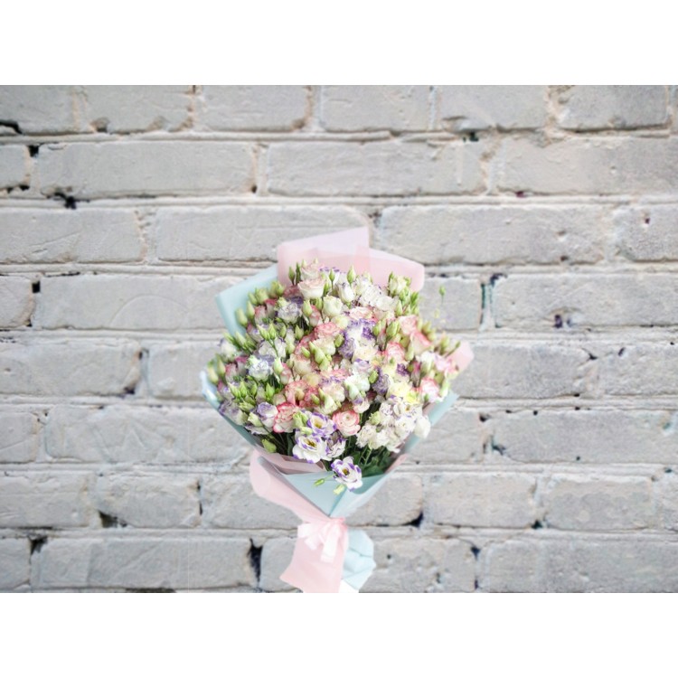 Букет из Лизиантусов Нежных оттенков
