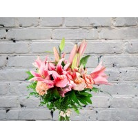 Bouquet with Pink Lily
