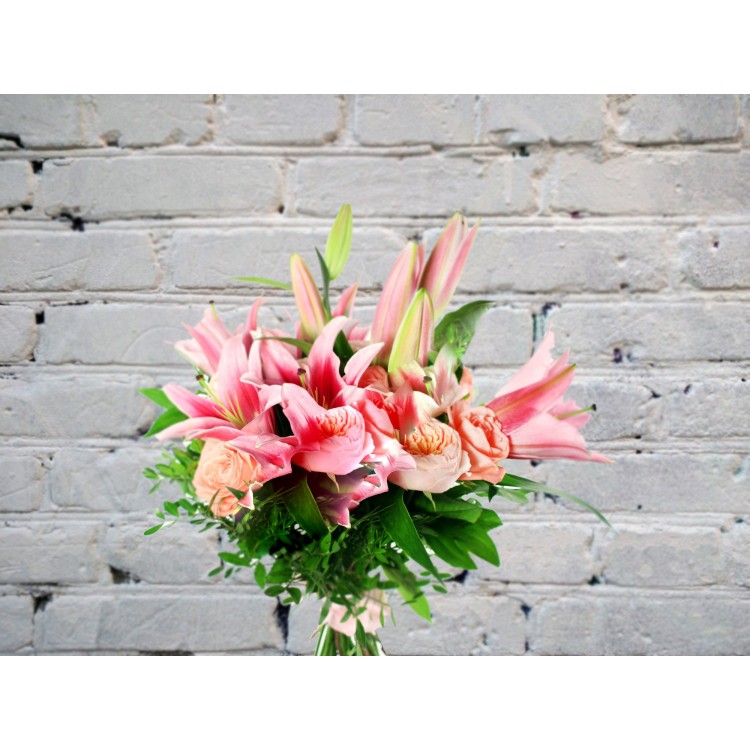 Sale Bouquet with Pink Lily
