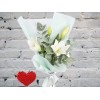 Лилия с Эвкалиптом в Упаковке

