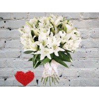 White Lilies in a Package
