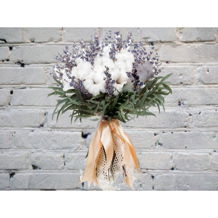 Sale Bouquet with Cotton (Dried Flower)
