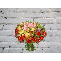 Букет из 51 альстромерии
