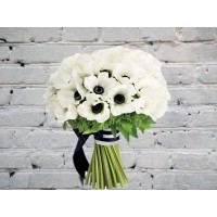 Monobucket of White Anemones
