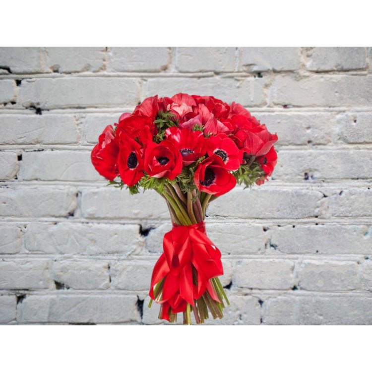 Монобукет Красных Анемонов
