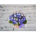 Sale Bouquet of 45 cornflowers in a basket