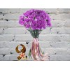 Букет Сиреневых Гвоздик
