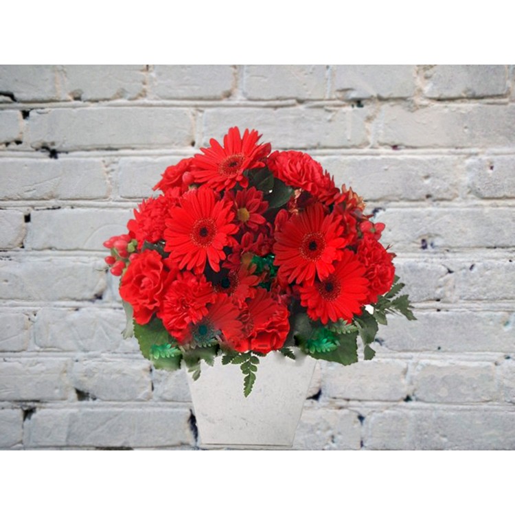 Sale Bouquet with gerbera, chrysanthemum and carnation
