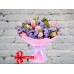 Sale Bouquet with Pink Hyacinths and Statice