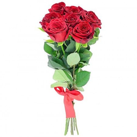 7 красных роз Ред Наоми с доставкой по СПб