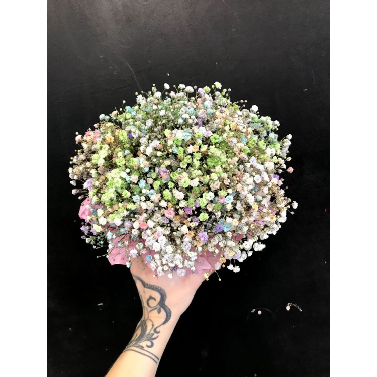 Цветы в коробке Радуга