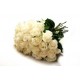25 белых роз Россия 50 см