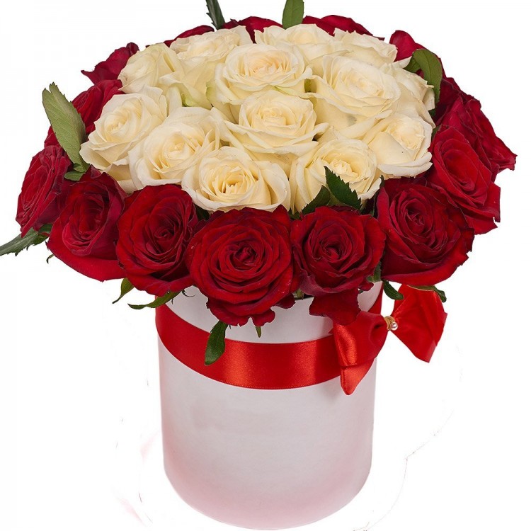 Цветы в коробке Для Любимой