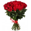 Букет 25 красных роз 60 см
