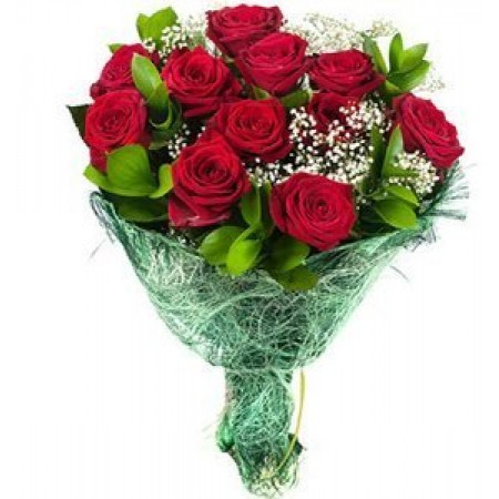 Купить букет роз с гипсофилой с доставкой в СПб