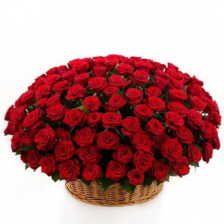 Купить корзину 201 роза с доставкой в СПб