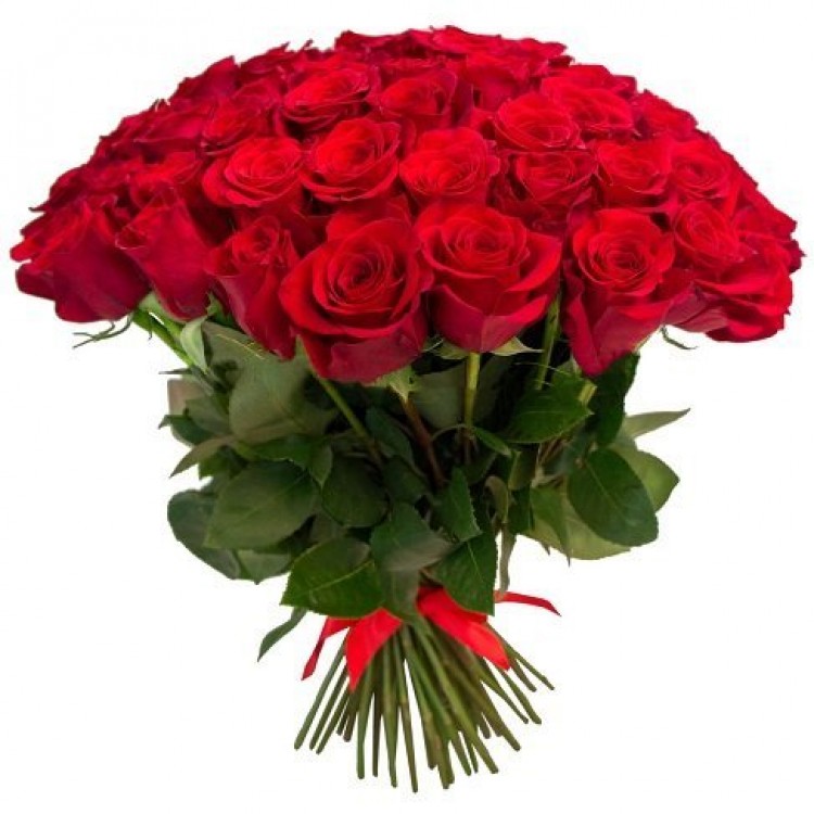 Sale Bouquet 101 roses red 60 cm

