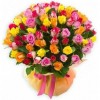 Букет 51 роза микс 40 см Кения
