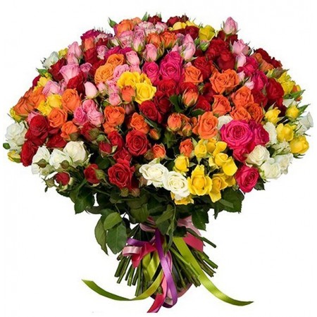 Купить букет кустовых роз с доставкой в Санкт Петербурге
