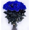 21 Blue Rose Bouquet